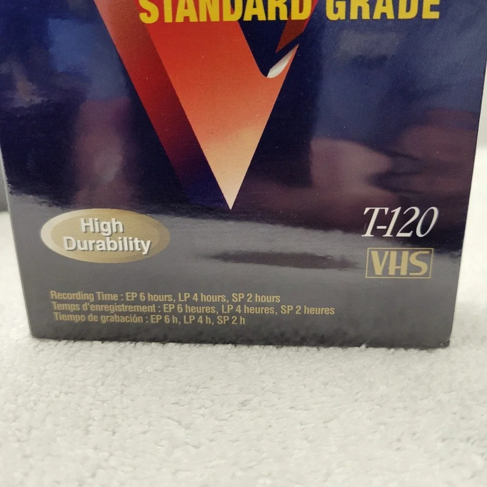 Sony T-120 standard grade blank VHS tapes lot of 4